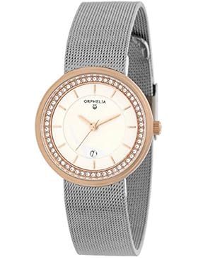 Orphelia Damen-Armbanduhr Analog Quarz Edelstahl