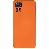 KZY Contact Xiaomi Redmi Note 11 Pro In-Cover Velvet Camera Protected Launch Silicone Case - Orange