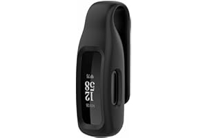 NEO+ Clip Holder compatible avec Fitbit Ace 3 et Inspire 2, Inspire 3, bracelet de remplacement, ne convient pas aux autres trackers., Silicone Métal
