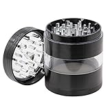 pension-kräutermühlenhof-burg MÜHELOSES SCHLEIFEN--Schleifmaschine reibungsloses Schreddern Ihrer Kräuter oder Ihres Tabaks zu einer feineren Konsistenz. Kräuter sammeln sich in der Mittelkammer, während Pollen durch ein Maschensieb im Bodenfach gesammelt werden. Restschaber ist vorhanden, um alle Materialien zu sammeln und somit den Abfall zu reduzieren.