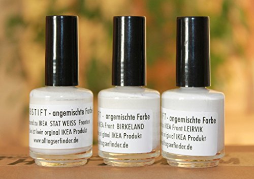 TOUCH UP Paint PEN for IKEA LIATORP white, weiß, blanc - 3
