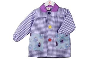 KLOTTZ - Babi bolsillos tela FROZEN para guardería y colegio Niñas