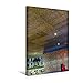 Produktbild Calvendo Premium Textil-Leinwand 30 cm x 45 cm hoch, Lochblech Architektur | Wandbild, Bild auf Keilrahmen, Fertigbild auf Echter Leinwand, Leinwanddruck: Winterthur Bahnhofsplatz Orte Orte