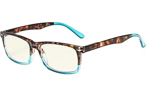 ‎EYEKEPPER Eyekepper UV Schutz Lesen Gläser Computer Leser Mens Frauen (Schildkröte - Blau, 3.50)