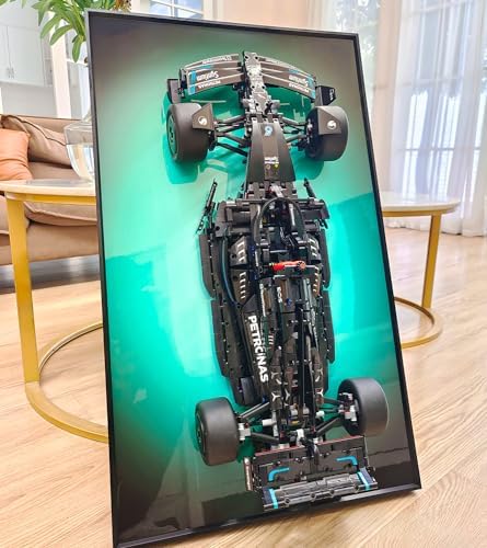 icuanuty Lavagna da parete per Lego Technic Mercedes AMG F1 W14 E 42171 Performance Car, pittura decorativa per adulti, per modellini per Lego Mercedes F1, 75 x 45 cm