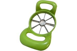 URBAN TRENDS Easy Grip Apple Corer Slicer-Divider-Cutter-Wedger, Ergonomic Plastic Grip Handle, Light Weight 8-Blades (Assorted ) (Apple Slicer & Corer Remover Neon)
