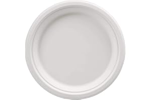 BIO3 125/500/1000 Piatti monouso 22cm Biodegradabili e Compostabili in polpa di cellulosa usa e getta bagassa Plastic free | After Plastic (1000)