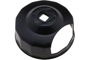 OTOTEC Klucz nasadkowy do filtra oleju kompatybilny z oryginalnym filtrem obrotowym H-arley z 14-punktową nasadką krawędzi czarny