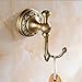 Produktbild Muzyo Antique Robe Hook, Clothes Hook Messing Finish, Bad Hardware Robe Haken, Bad Zubehör