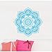 Produktbild HLLCY Wandtattoo PVC Aufkleber Kunst Wohnkultur Wandbild Mandala Ornament Indische Geometrische Marokkanische Muster Yoga Namaste Lotus Blumen 57X57CM
