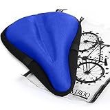 ¿TIENE UN ASIENTO BRUTAL? - MEJORE SU COMODIDAD mientras ejercita añadiendo la funda de asiento Bikeroo con gel en la parte superior de su sillín. Si siente dolor durante o después de ejercitar en su bicicleta, agregue esta funda para asiento a su carrito ahora mismo. Debido a su construcción de gel y espuma suave, este cobertor de asiento le devolverá la diversión si lo usa como funda en su bicicleta de montaña, bicicleta estática o en su bicicleta de ruta o en su clase de spinning.