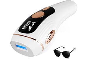 ‎LESCOLTON LESCOLTON® IPL Haarentfernungsgerät, 999,999 Blinkt Eiskühlung Schmerzlose Laser Haarentfernung Gerät für Männer und Frauen Epilation für Körper und Gesicht