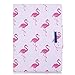 Produktbild Samsung Galaxy Tab S2 9.7 Hülle, LuckyW PU Leder Hülle für Samsung Galaxy Tab S2 9.7 zoll SM-T815/T810 TPU Soft Rückseite Abdeckung Ledertasche Brieftasche Flip Wallet Case Kuntsleder im Bookstyle Handyhülle Tasche Protective Shell Folio Klapphülle Bumper Case Cover - Rosa Flamingo