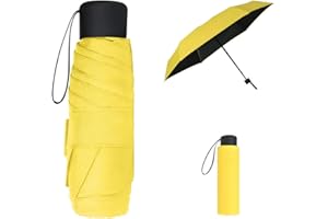 Ombrello Pieghevole Anti UV UPF 50+ - Compatto, Leggero E Impermeabile Con Design Fiorito Per Donna - Foto 7