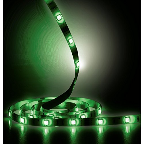 Hama LED Band TV Hintergrundbeleuchtung TV-Relax (USB Anschluss, Fernbedienung, 16 Einzelfarben, Farbwechsel, RGB, 2 x 50 cm, selbstklebend) bunt - 3