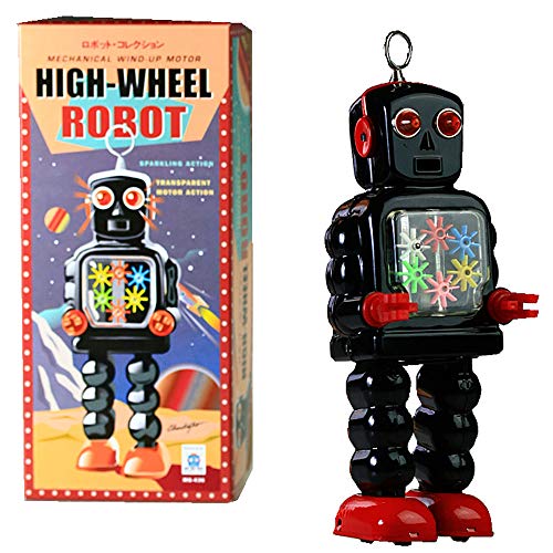 black robot toy