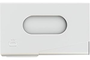 ÖGON -DESIGNS- ÖGON Smart Wallets Porte-cartes de visite en aluminium, capacité de 15 cartes de visite, modèle One Touch