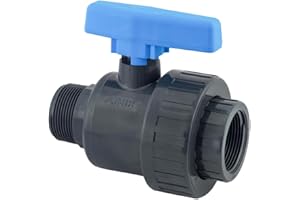 GÉNÉRIQUE Plimat - une vanne a boisseau simple union, MF 1/2