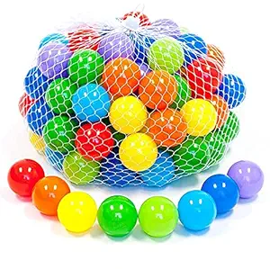 GoodLuck Baybee Baby Premium Multicolour Balls for Kids Pool Pit/Ocean Ball Without Sharp Edges Soft Balls for Toddler Play Tents & Tunnels Indoor & Outdoor