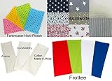 Seitenschläferkissen / Stillkissen 140 x 35 cm (Öko kbA Baumwolle, IVN Best & GOTS zertifiziert, Ringe graublau) - 3