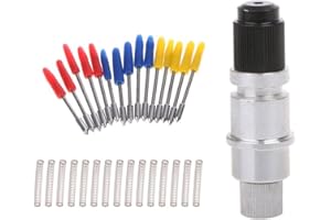 Chesoon Graphtec Blade Holder con 15 Pezzi Graphtec Cutter Plotter Lame da Taglio (40/50/60 Gradi) per Silhouette