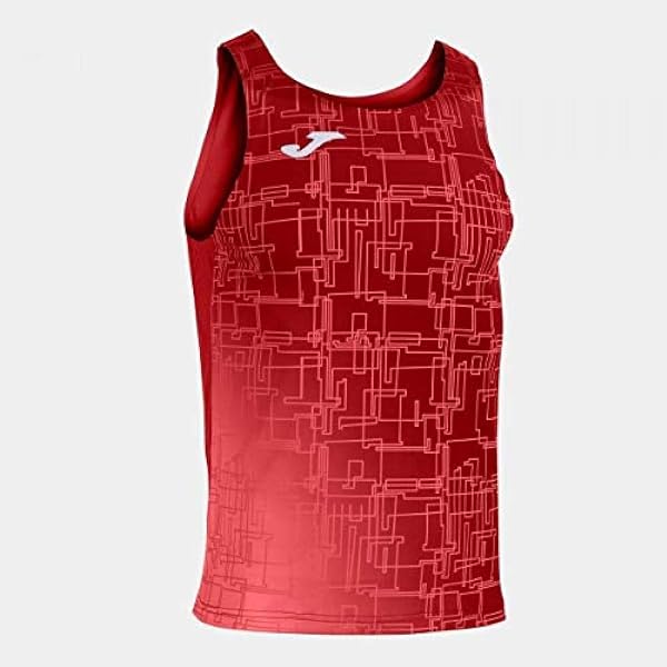 Joma Herren Olimpia T-Shirt – Rot-Gelb, Kurzarm, Für Sport & Freizeit, Größe S/M