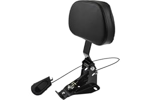 HCmotorku Dossier conducteur réglable avec kit de montage pour moto Harley Touring Street Glide Road Glide Road King Ultra Limited Electra Glide CVO 2009-2022