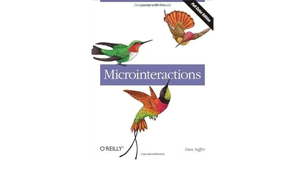Amazon In Buy Microinteractions Full Color Edition Designing