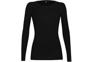 DILLING Tricot de Peau à Manches Longues, en Laine mérinos, pour Femme Naturel