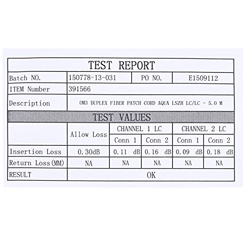 TPFNet Premium 5,00m LWL Kabel – LWL Patchkabel OM3 LC/LC – LWL Multimode Patchkabel OM3 LC/LC – LWL Netzwerkkabel OM3 LC/LC – LWL Duplex Patchkabel OM3 LC/LC – Lichtwellenleiterkabel OM3 LC/LC – Glasfaser-Netzwerkkabel – LWL Fiber Channel (LC Duplex Stecker an LC Duplex Stecker- 50/125µm – für 10 Gigabit/s) – türkis - 5