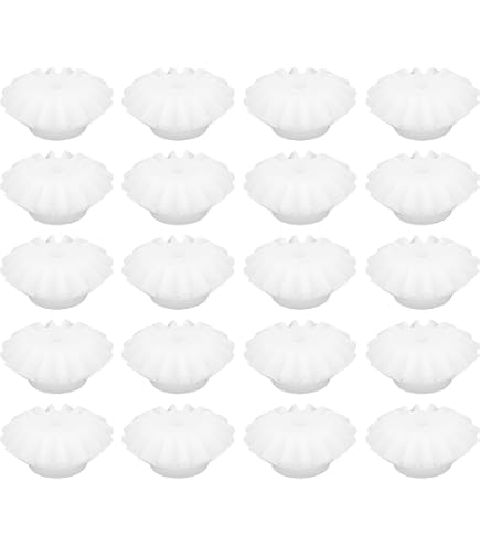 100x Kunststoff-Kegelrad 0,5 Modul – 16 Zähne, 2 Mm Bohrung, S16T2MM, China
