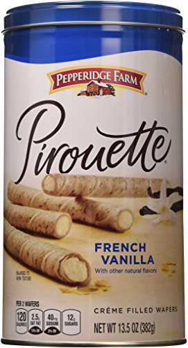 Preisvergleich Produktbild Pirouette - French Vanilla CrèMe Filled Rolled Wafers (382g)