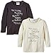 MiniMize Baby-Boys MMMOMMY Long Sleeve Jersey Top 2 Pack Polo Shirt, Antique White, 12-13.5 Months (Manufacturer Size:86)