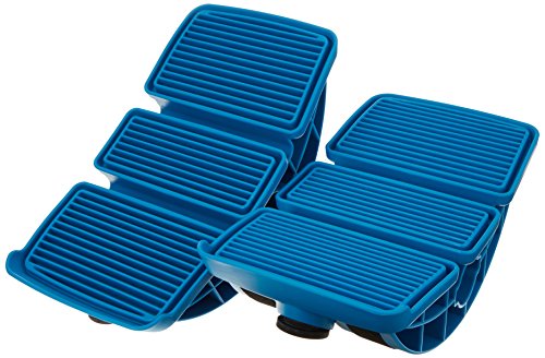 66Fit - Cuñas para Estirar tendón de Aquiles y Gemelos, Color Azul