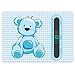 Blue Teddy Bear Nursery and Baby Room Thermometer