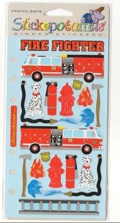 Stickopotamus Stickers Fire Fighters by Stickopotamus