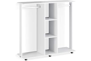 Vicco armadio multifunzione Robbie, Bianco, 130 x 120 cm