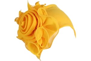 YONKOUNY Chimio Turban pour Femmes Élégant Confortable Chapeau Bonnet Cancer Élastique Headdress Fleur pour La Perte De Cheveux Chimiothérapie