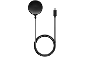 Powice Bezprzewodowa Ładowarka do Samsung Watch z Wbudowanym Kablem USB C 1 m, 5 W do Zegarka Samsung Watch Ultra/7/6/6 Classic/5/5 Pro/4/4 Classic/3/Active