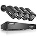 Price comparison product image ANNKE 8CH 1080P Lite 5 in1 HD TVI CCTV Security System w/ 4x HD 1280x960P Outdoor Dome Cameras Surveillance Systems, 1.3 Mega-Pixels, Plug n Play, USB Backup, Real HD, WeatherProof Superior Night Vision