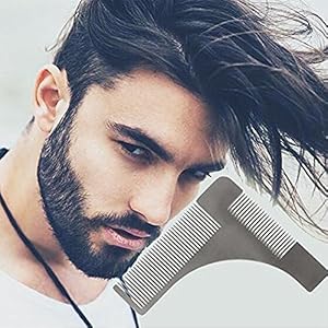 Rancross Stainless Steel Beard Styling and Shaping Template Comb Trim Shaving Tool for Perfect Lines & Symmetry - Image 7