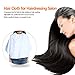 Anself Hairdressing Salon Apron Hair Cloth for Barbershop Water Resistant Hair Cutting Cape White Shampoo Cloth