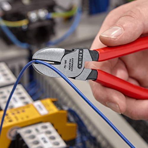 Knipex 70 01 160 Seitenschneider, präzises Schneiden bis Ø 4,0 mm, Länge 160 mm - 8
