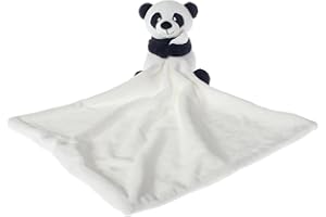 Apricot Lamb Stuffed Animals Security Blanket Panda Infant Nursery Character Blanket Luxury Snuggler Plush (White Panda)