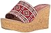 Produktbild Sbicca Women's SALICE Wedge Sandal, red/Multi, 9 M US