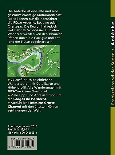 Book's Cover of Frankreichs wilder Süden - Ardèche: Wander- und Reiseführer rund um die Kalksteinschluchten von Ardèche, Beaume und Chassezac