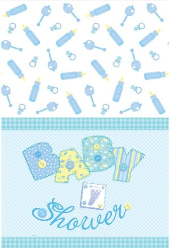 Unique Baby Shower Tablecover - Blue Stitch