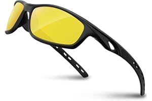 RIVBOS Polarized Sports Sunglasses Driving shades For Men TR90 Unbreakable Frame RB833