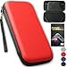 Produktbild Nintendo Switch Hülle,Lively Life Hard Tragetasche Reiseetui Tasche Wasserabweisend (Slim Version) mit Netztasche und Reißverschluss,Rot
