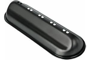 Original Kaiser Stollenhaube 39,5 cm, Stollenbackform, Stollenformen mit Antihaftbeschichtung, Christstollen Backform, gleichmäßige Bräunung, Griffrand, Schwarz